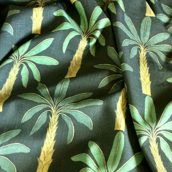 Designer Tropical Fabric | Colour: Mallard Green