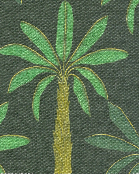 Designer Tropical Fabric | Colour: Mallard Green