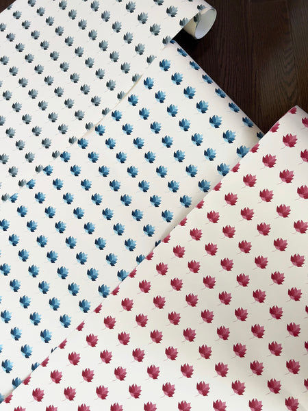 Designer Kashi wallpaper SAMPLE | Colour: Indigo Grey