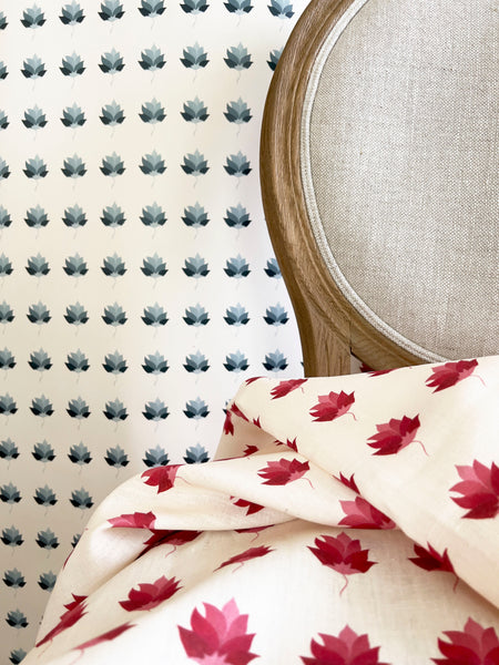 Designer Kashi wallpaper SAMPLE | Colour: Indigo Grey