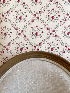 Rama Non Woven Wallpaper SAMPLE A4 size (approx) | Colour: Spinel Red