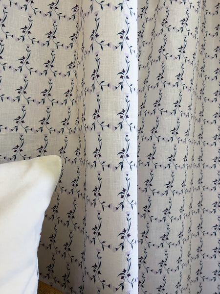 Poppy Fabric SAMPLE | Colour: Himalayan Blue