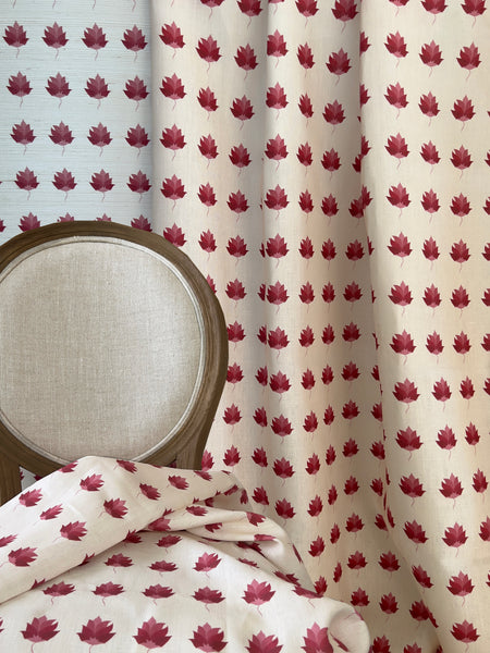Designer Kashi Fabric | Colour: Spinel Red