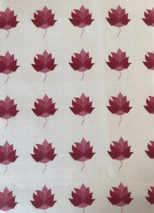 Kashi Fabric SAMPLE | Colour: Spinel Red