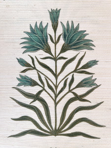Lily Sisal Grasscloth Natural wall covering A4 size (approx) SAMPLE | Colour: Malachite