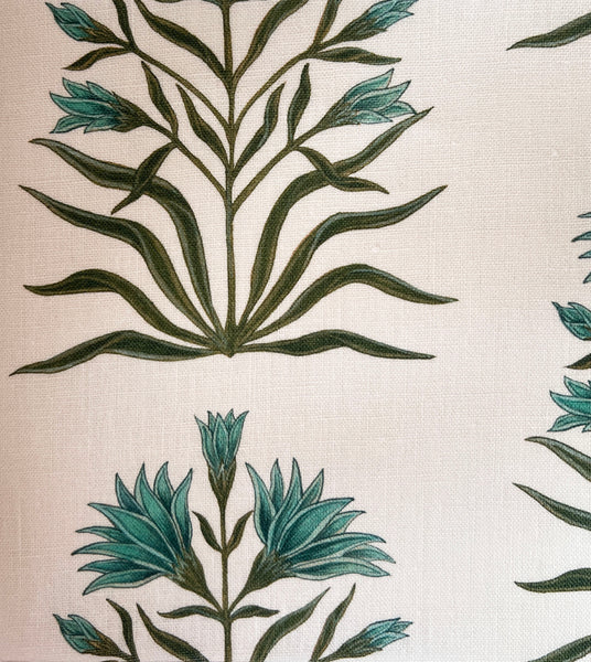 Lily Fabric SAMPLE | Colour: Malachite