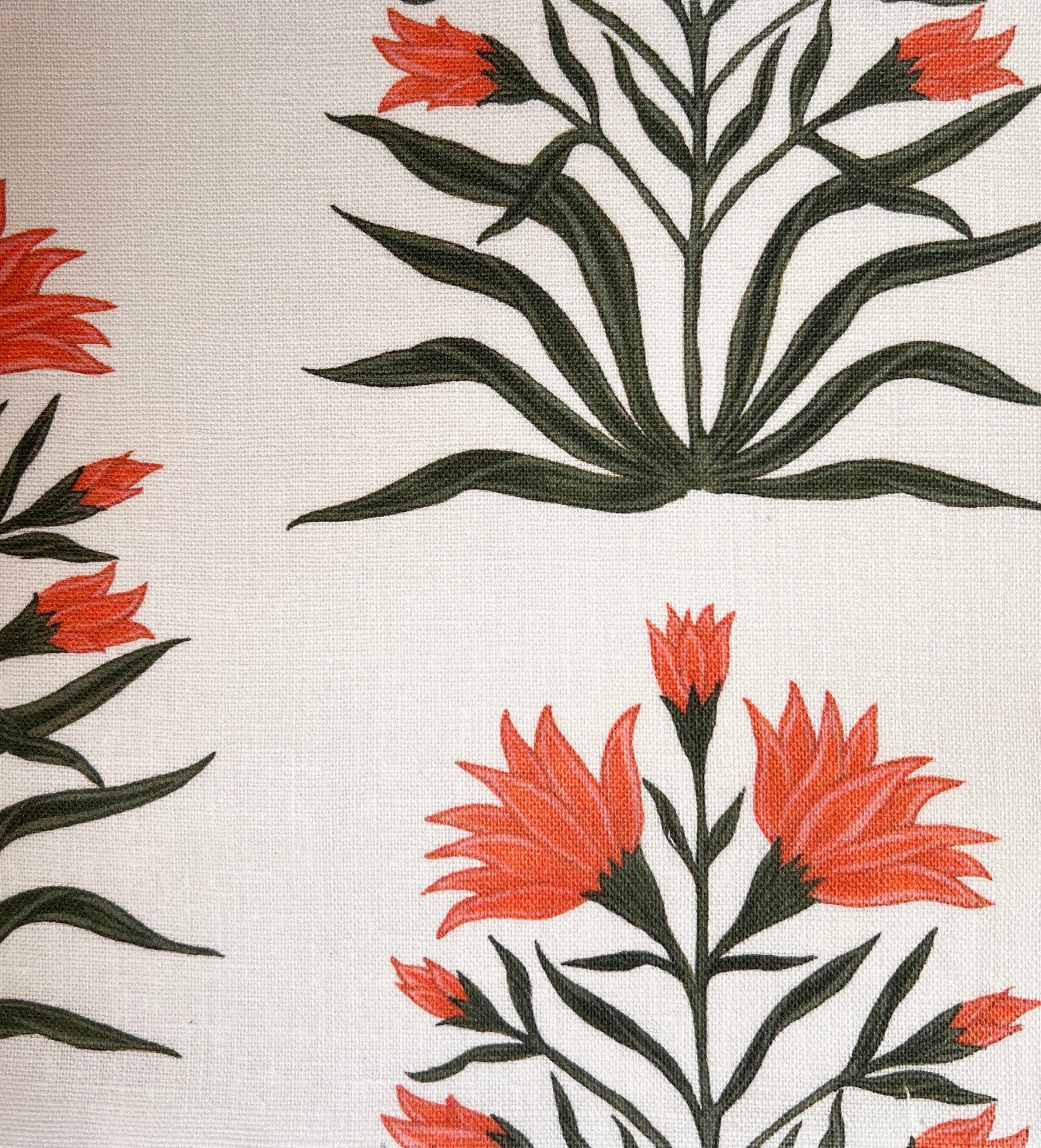 Lily Fabric SAMPLE | Colour: Orange