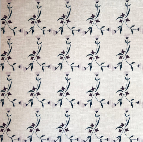 Poppy Fabric SAMPLE | Colour: Himalayan Blue