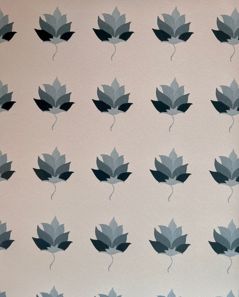 Kashi Non Woven Wallpaper SAMPLE A4 size (approx) | Colour: Indigo Grey