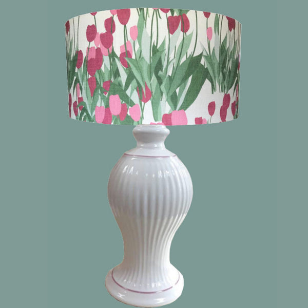 Drum In Bloom Spinel Red Lampshade