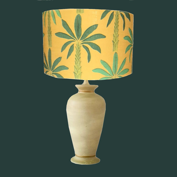 Drum Tropical Gold Yellow Lampshade