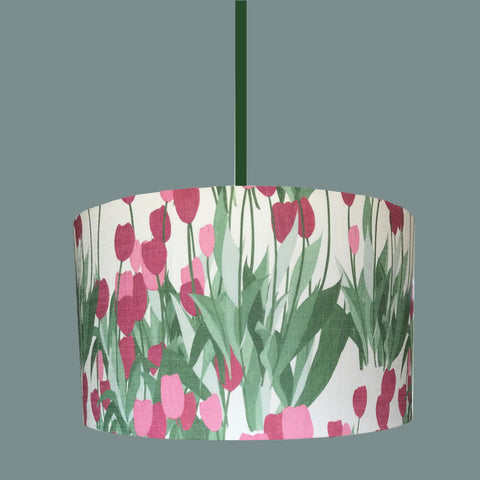 Drum In Bloom Spinel Red Lampshade