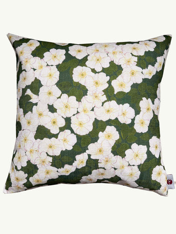 Field Rosa Fennel Green Cushion