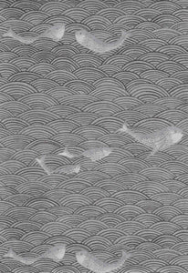 Harmony Wallpaper SAMPLE A4 size (approx) | Colour: Silver