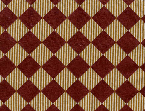Glory Fabric SAMPLE | Colour: Pompeian Red