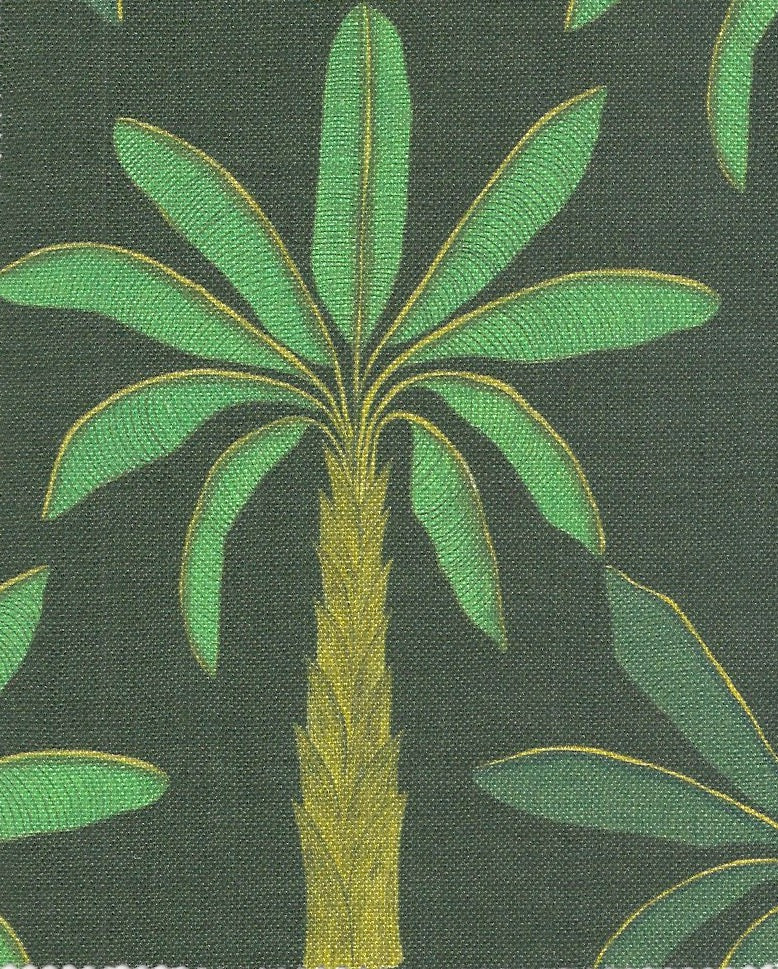 Tropical Fabric SAMPLE | Colour: Mallard Green