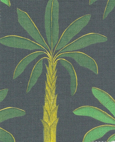 Tropical Fabric SAMPLE | Colour: Carbon