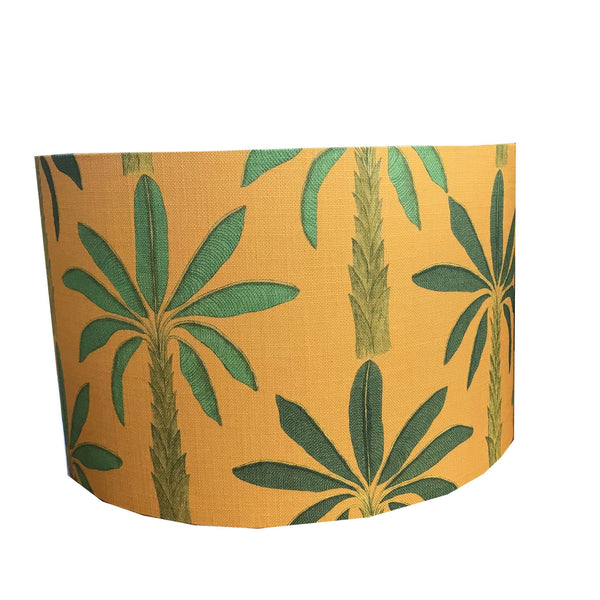 Drum Tropical Gold Yellow Lampshade
