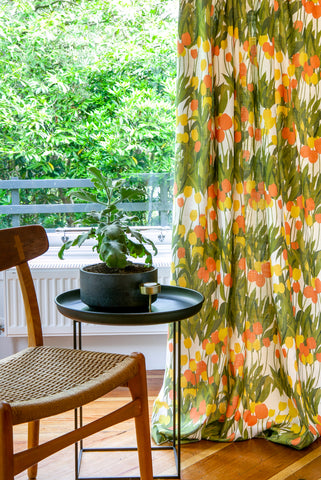 Designer In Bloom Fabric | Colour: Sun Shine