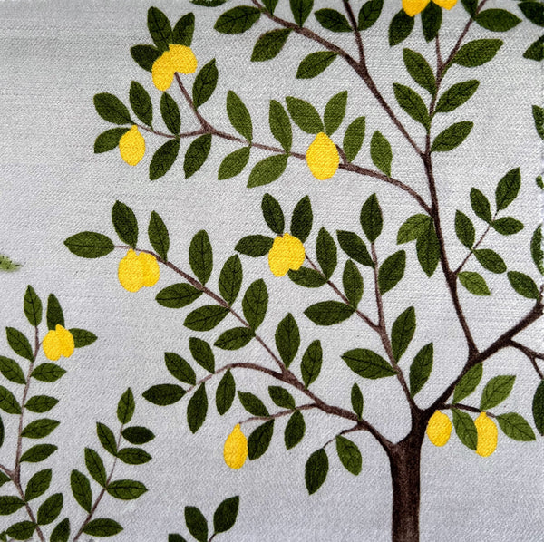 Lemon Grove Fabric SAMPLE | Colour: Olive Green