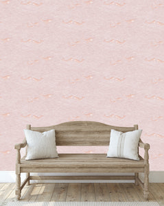 Designer Harmony wallpaper SAMPLE | Colour: Blossom Pink