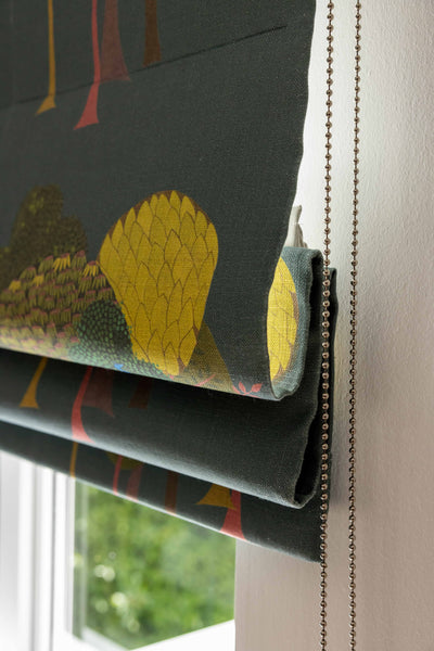 Designer Enchanted(large) fabric SAMPLE | Colour: Midnight Blue